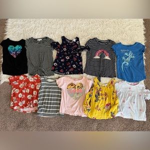 Set of 36 Excellent used condition girls 5t tops bundle